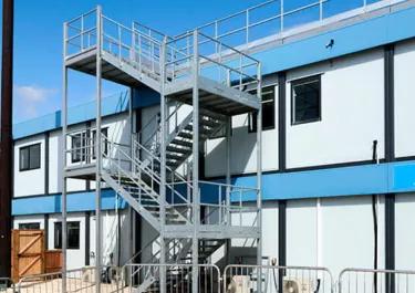 External Temporary Staircase