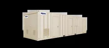 Algeco Static Welfare unit 32x9 side angle view