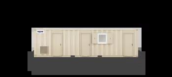 Algeco Static Welfare unit 32x9 Front Closed Door